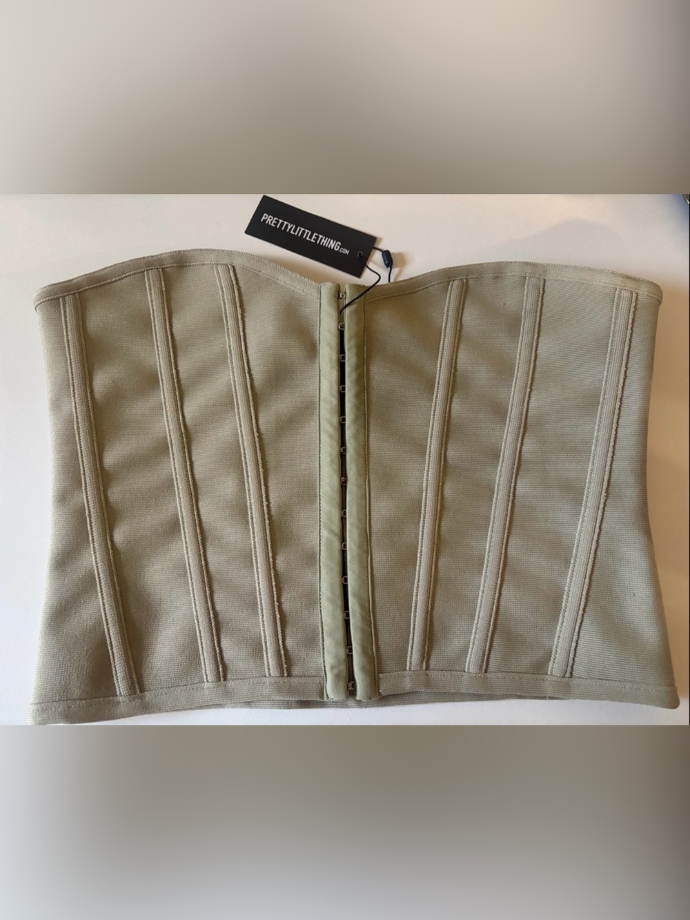 PRETTY LITTLE THING khaki corset